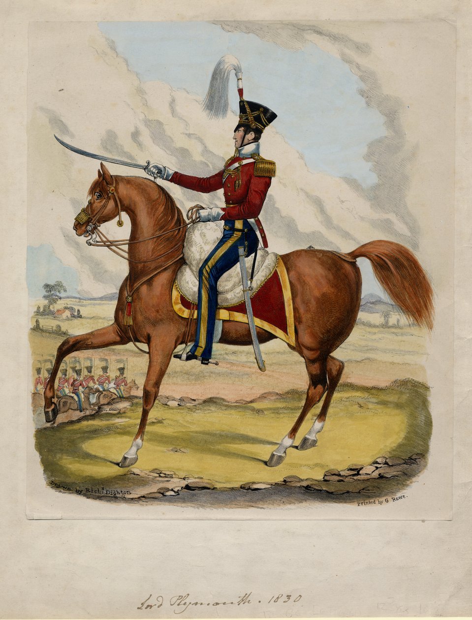 Lord Plymouth, 1830 av Richard Dighton