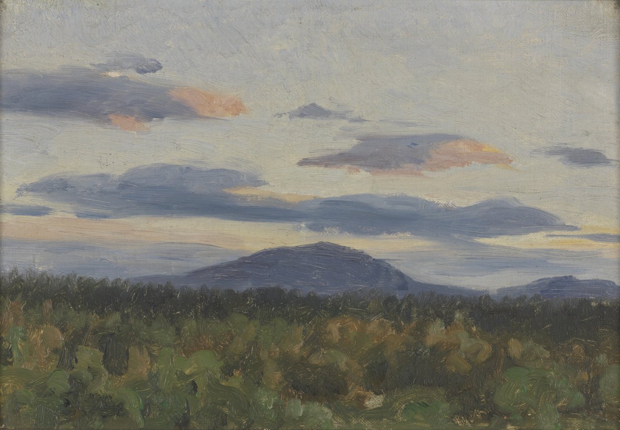 Zonsondergang in Noorwegen av Richard Friese