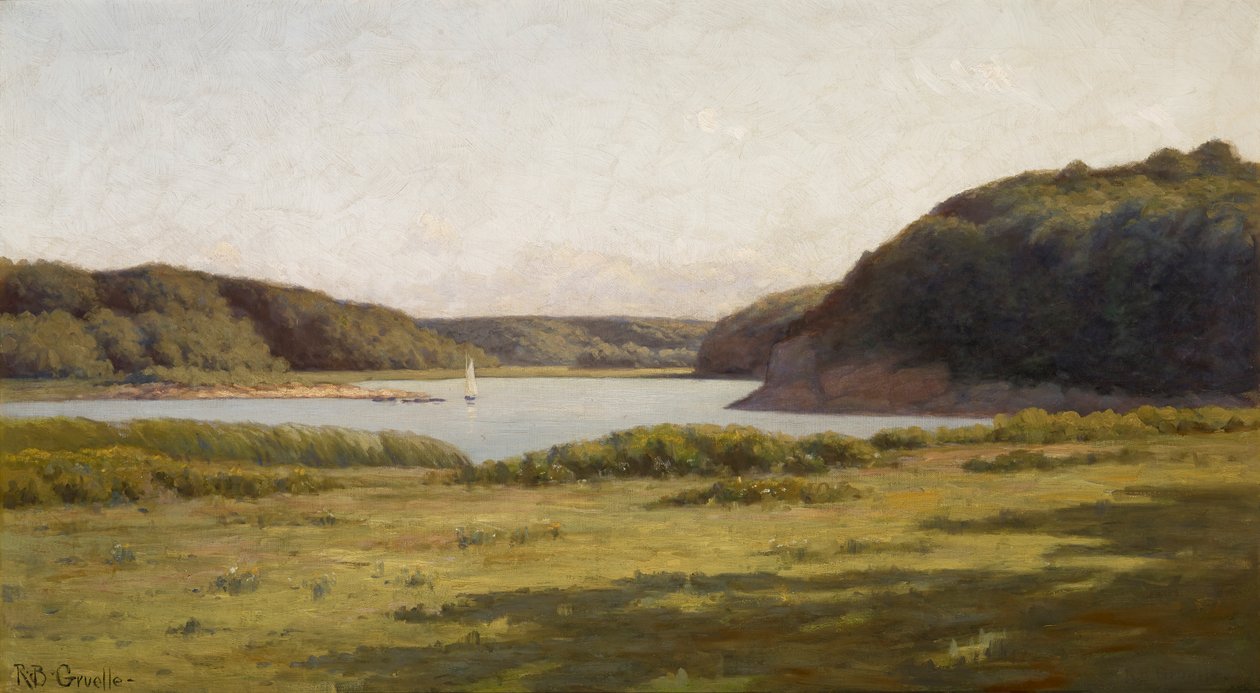 Inlet, Gloucester Harbor av Richard Gruelle