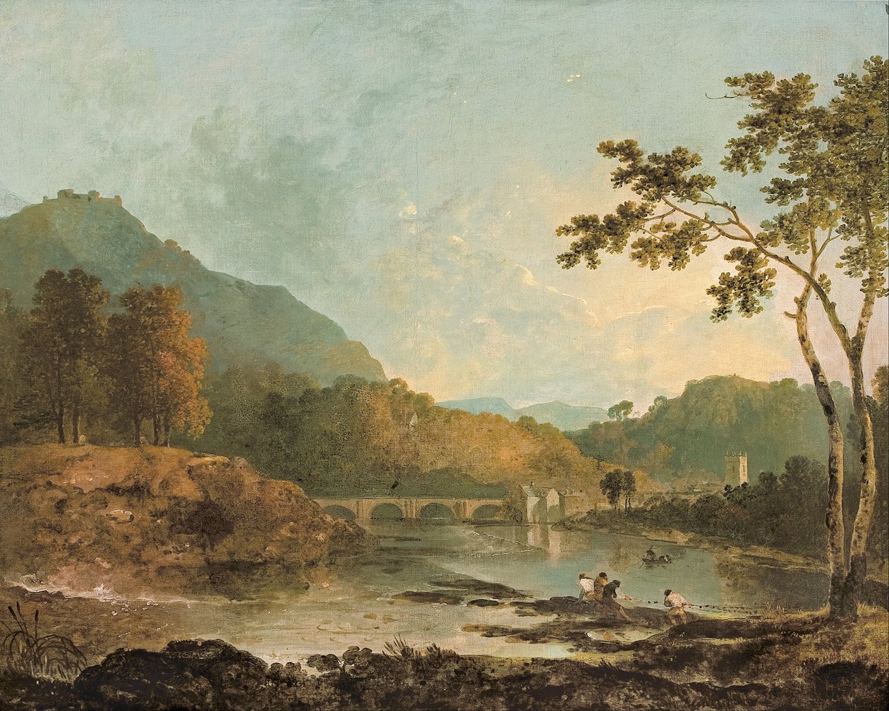 Dinas Bran from Llangollen av Richard Wilson