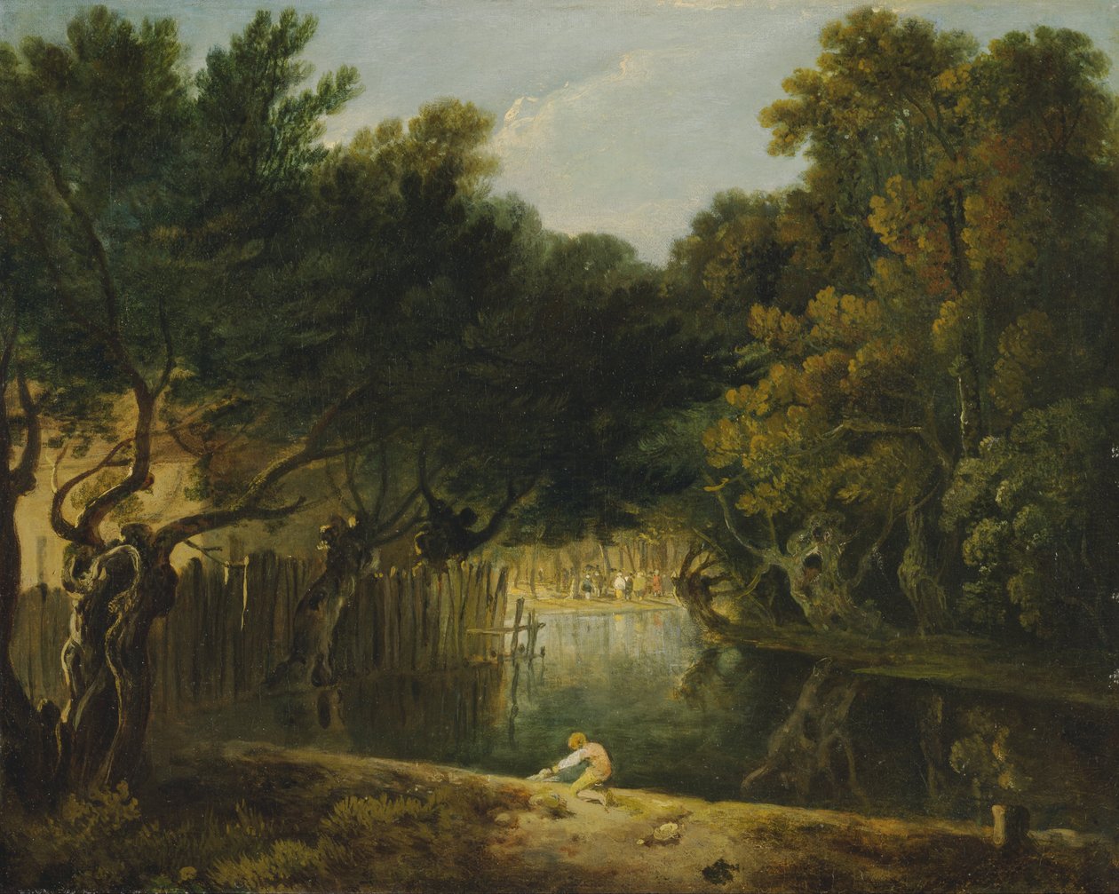 View of the Wilderness in St. Jamess Park av Richard Wilson