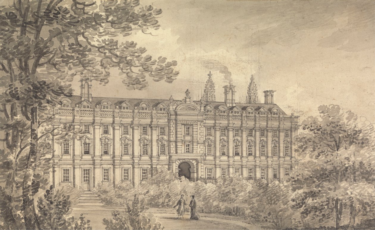 Clare College, Cambridge av Richard Banks Harraden