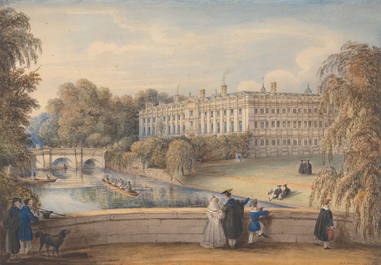 Clare College, Cambridge av Richard Banks Harraden