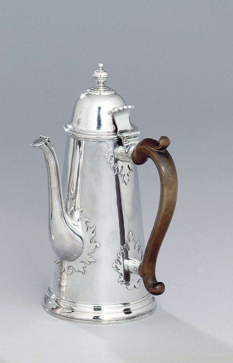 Queen Anne kaffekanna av Richard Bayley