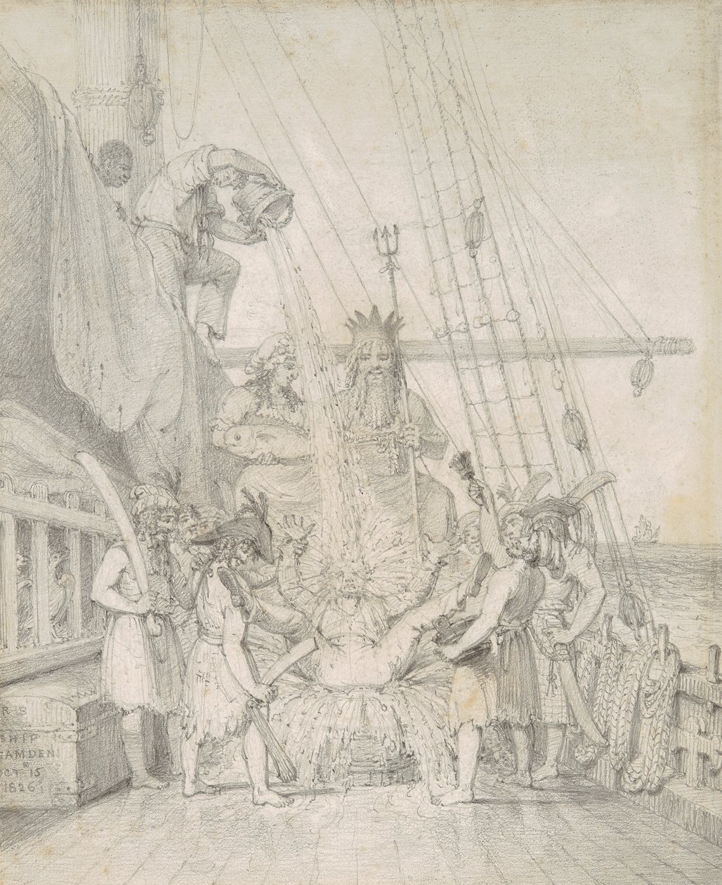 Crossing the Tropic, 15 oktober 1826 av Richard Bridgens