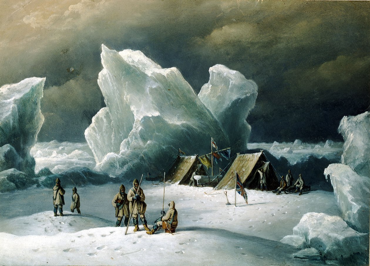 Kapten Markhams nordligaste läger av Richard Bridges Beechey