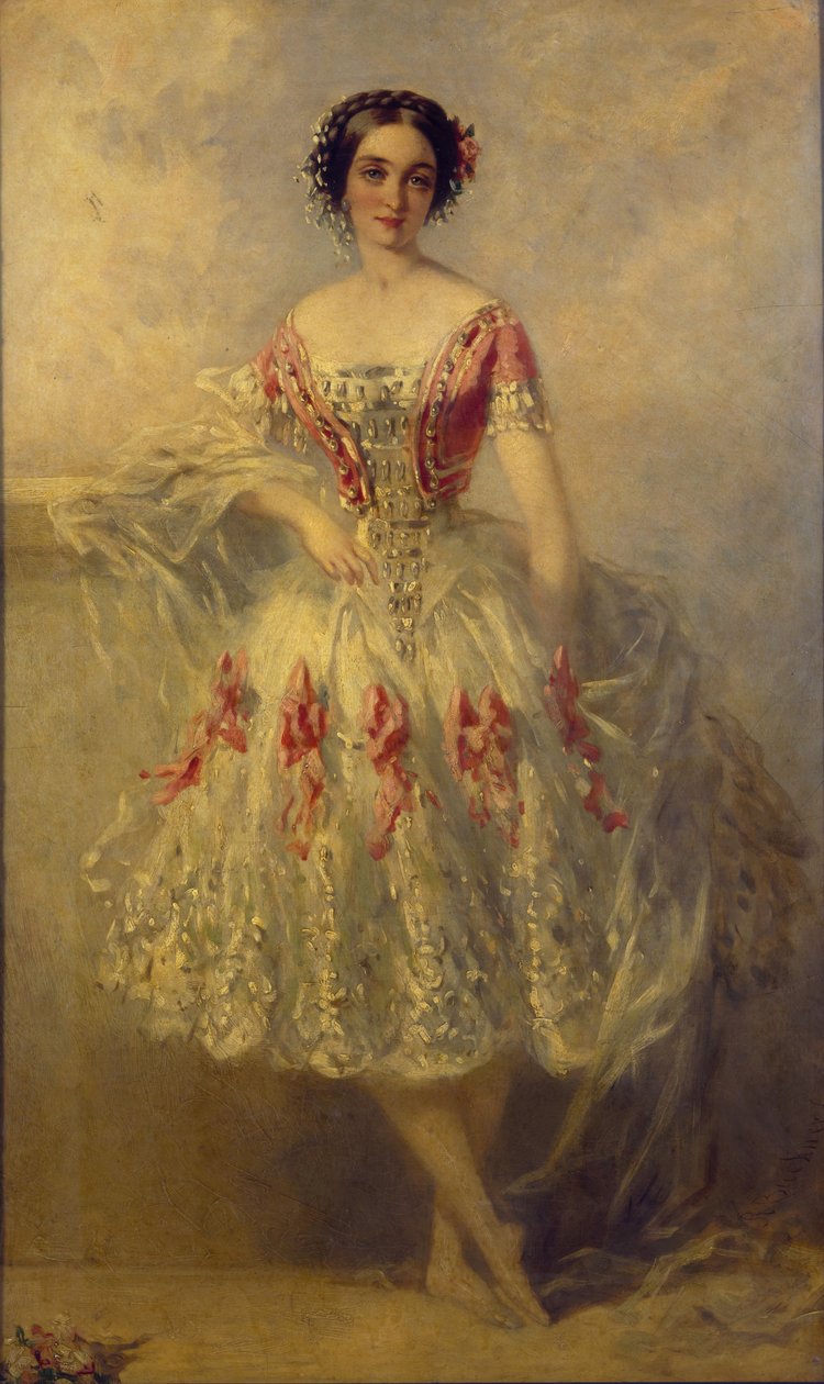 Porträtt av Marie-Adeline Plunkett, 1854. av Richard Buckner