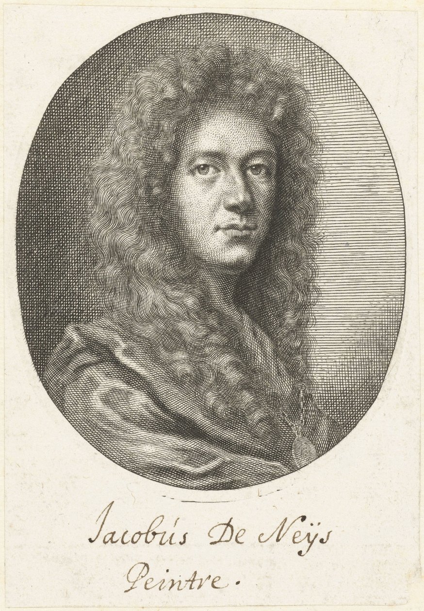 Porträtt av målaren Jacob Denys av Richard Collin