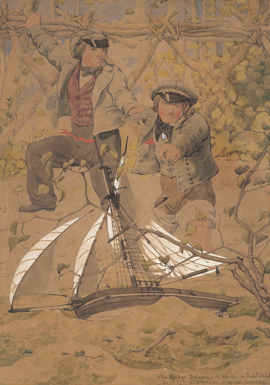 Paketet försenat, 1854 av Richard Dadd