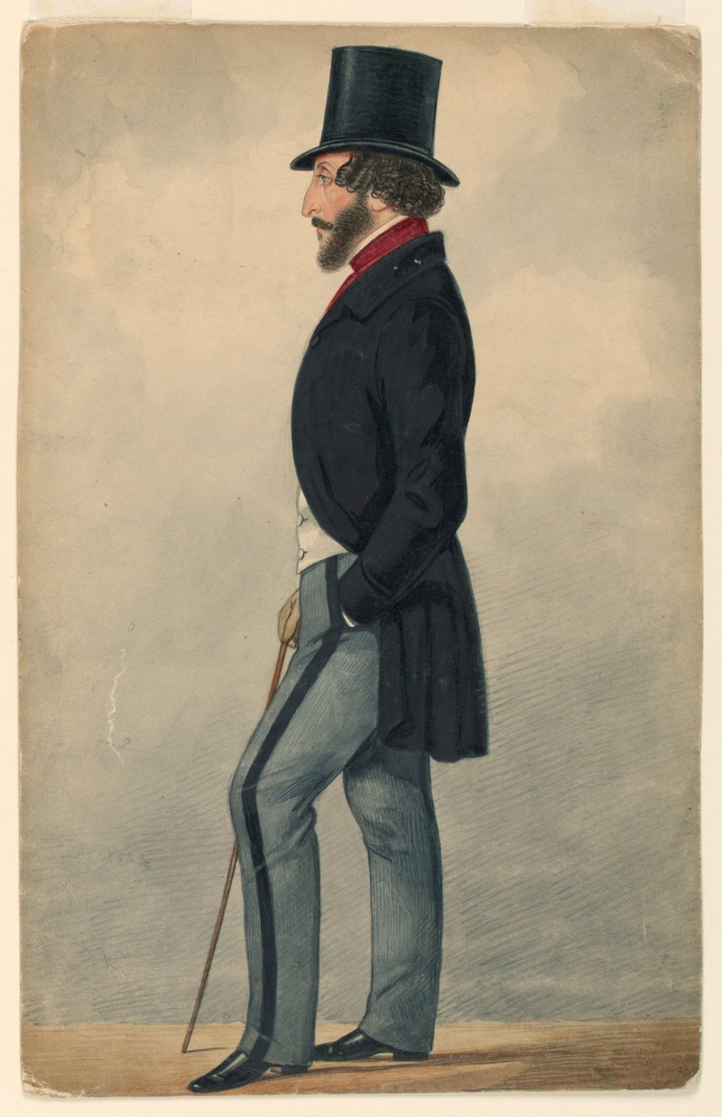 Porträtt av Lord Beauclerk av Richard Dighton