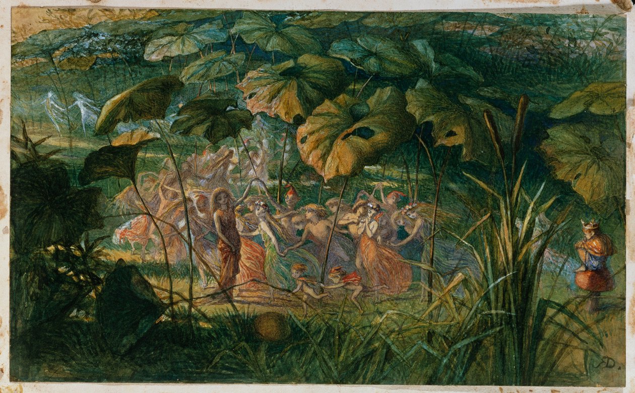 Fairy Dance i en glänta av Richard Doyle