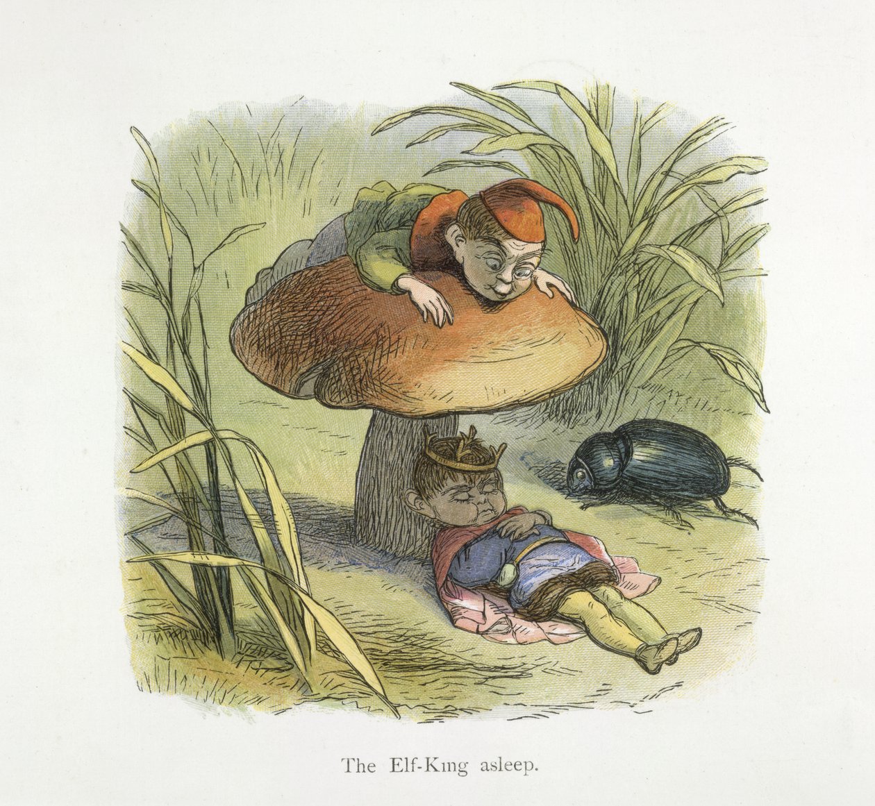 Elf-kungen sover av Richard Doyle