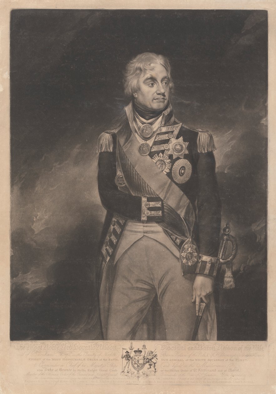 Horatio Nelson, Viscount Nelson av Richard Earlom