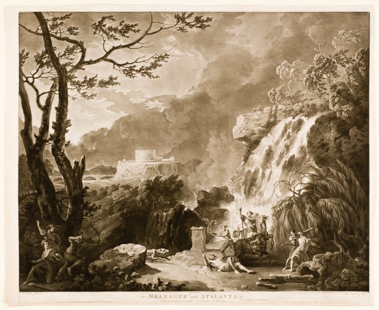 Meleager och Atalanta, c1770-1 av Richard Earlom