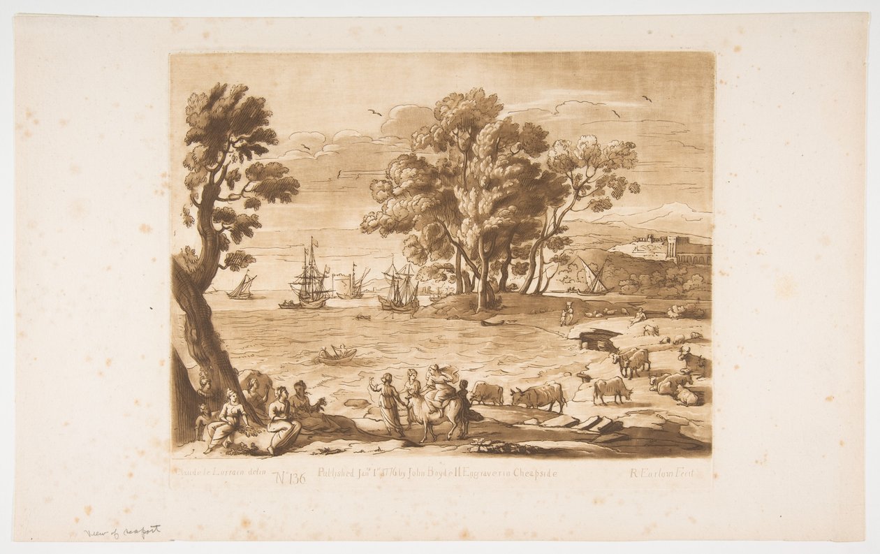 Europas våldtäkt, 1776. av Richard Earlom