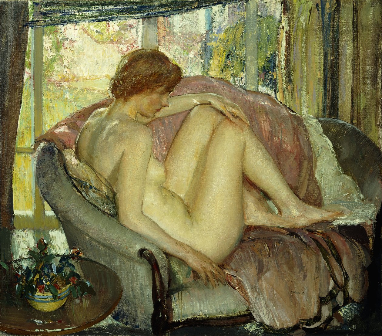 Efter morgonbadet av Richard Emil Miller
