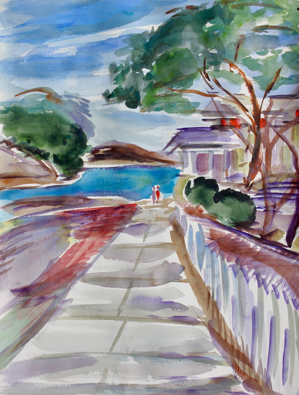 Path to the Estuary, Benicia, 2017 av Richard Fox