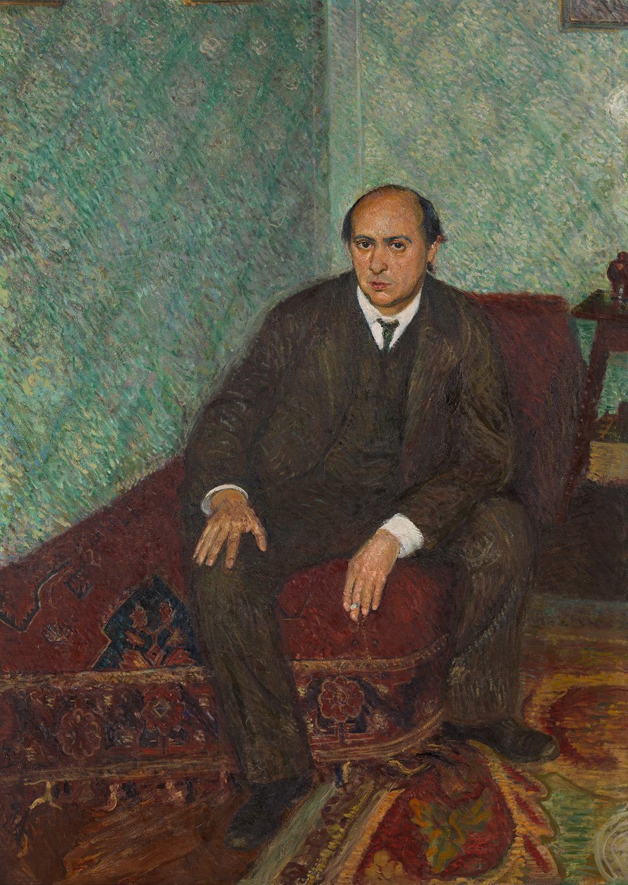 Porträtt av Arnold Schoenberg, ca. 1907 av Richard Gerstl