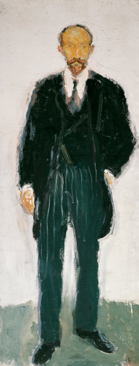 Professor Ernst Diez, före 1907. av Richard Gerstl