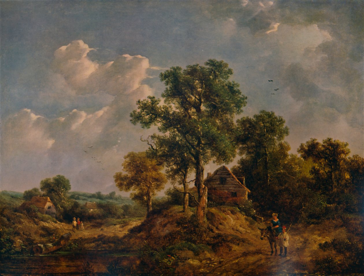Nära Sevenoaks, Kent, 1800-talet, 1935 av Richard Hilder