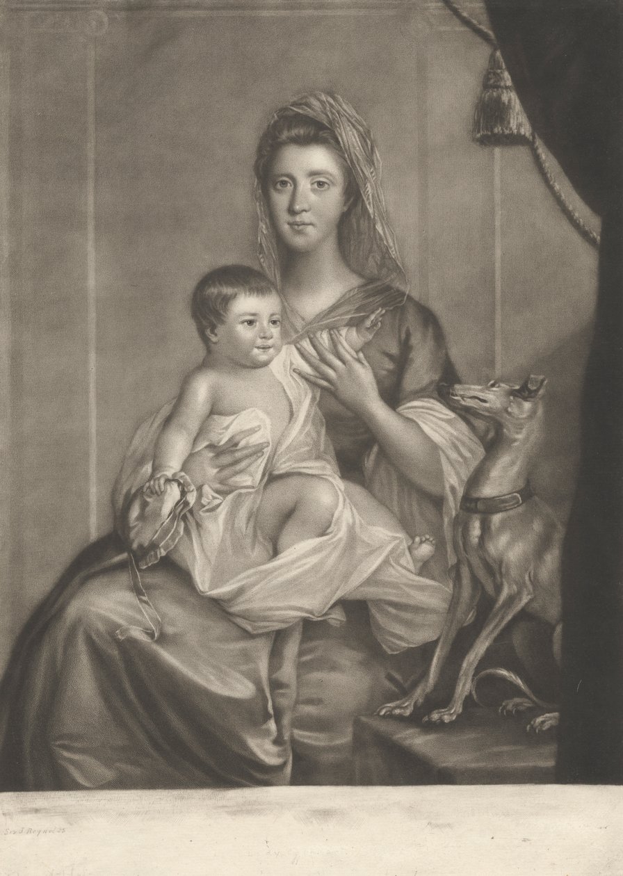 Lady Cathcart och hennes barn av Richard Houston