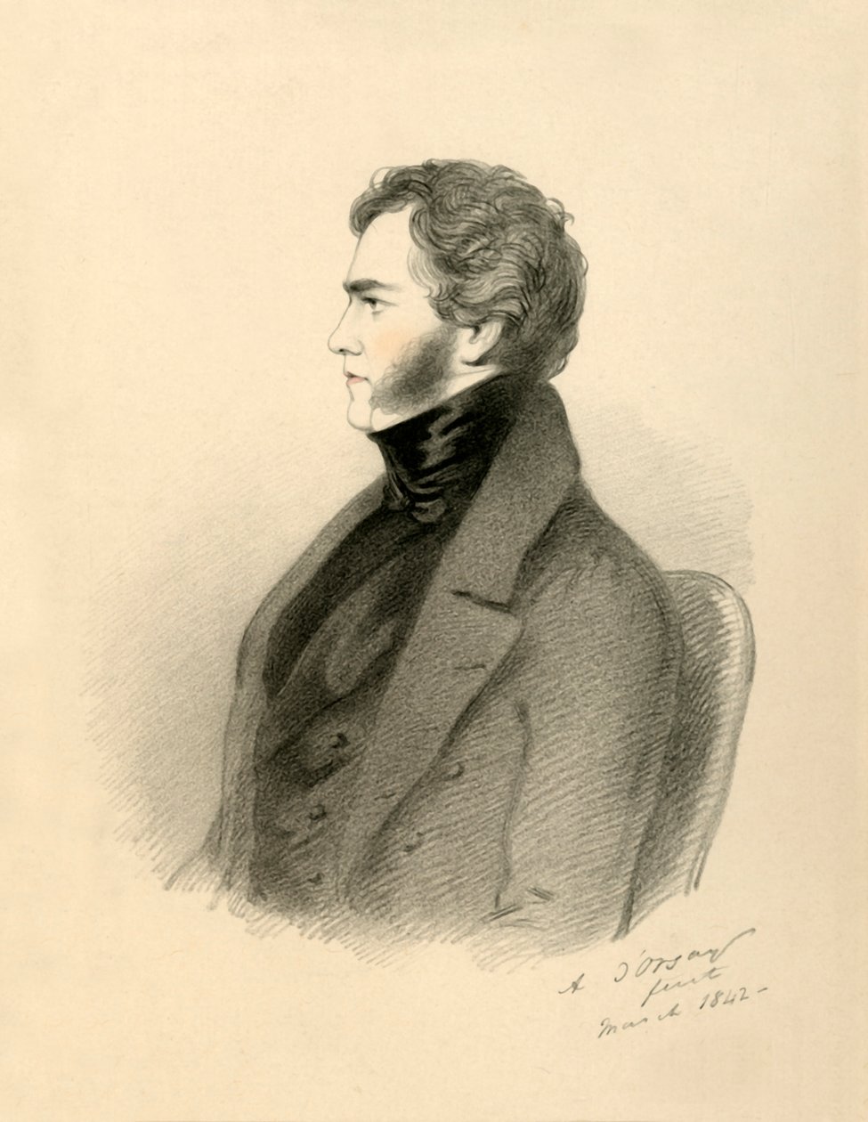 Amiral Rous, 1842. av Richard James Lane