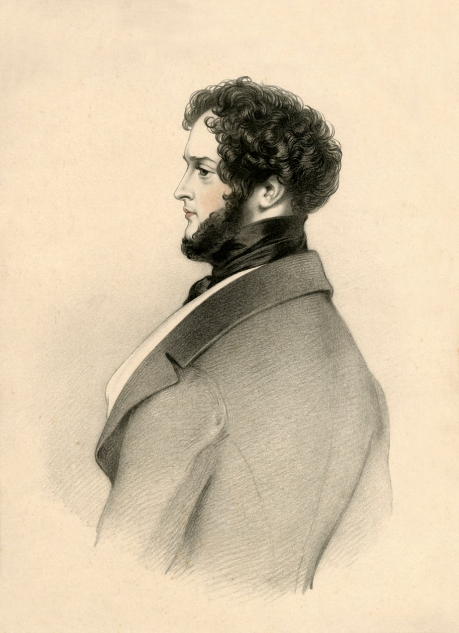 Alfred Dorsay, 1833. av Richard James Lane