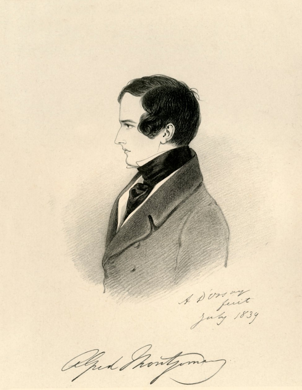 Alfred Montgomery, 1839. av Richard James Lane