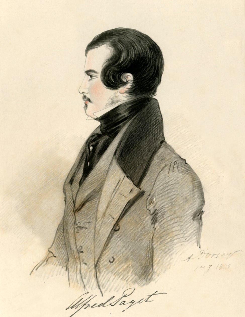 Alfred Paget, 1840. av Richard James Lane