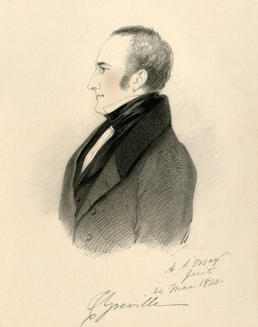 Charles Greville, 1840. av Richard James Lane