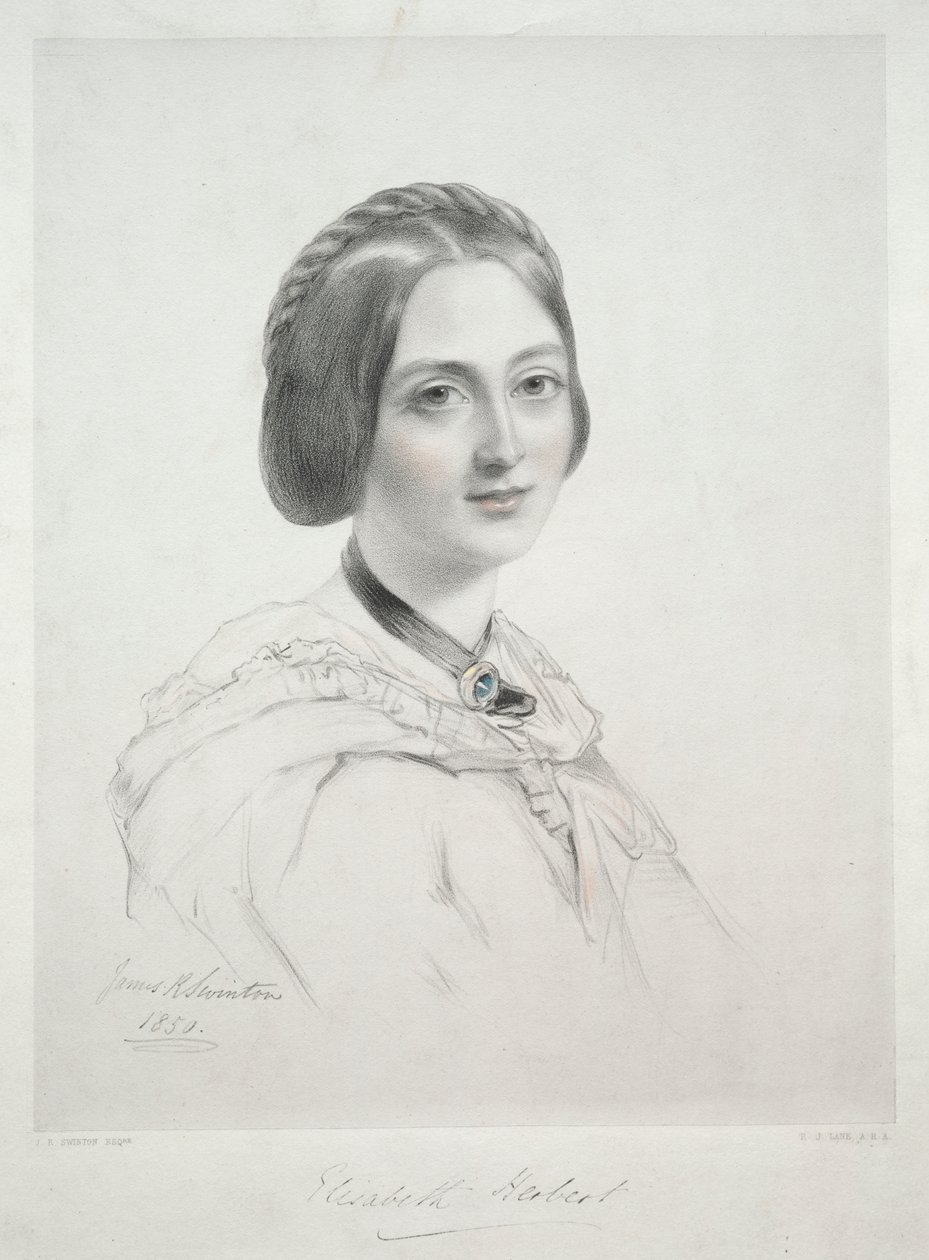 Lady Elizabeth Herbert av Richard James Lane