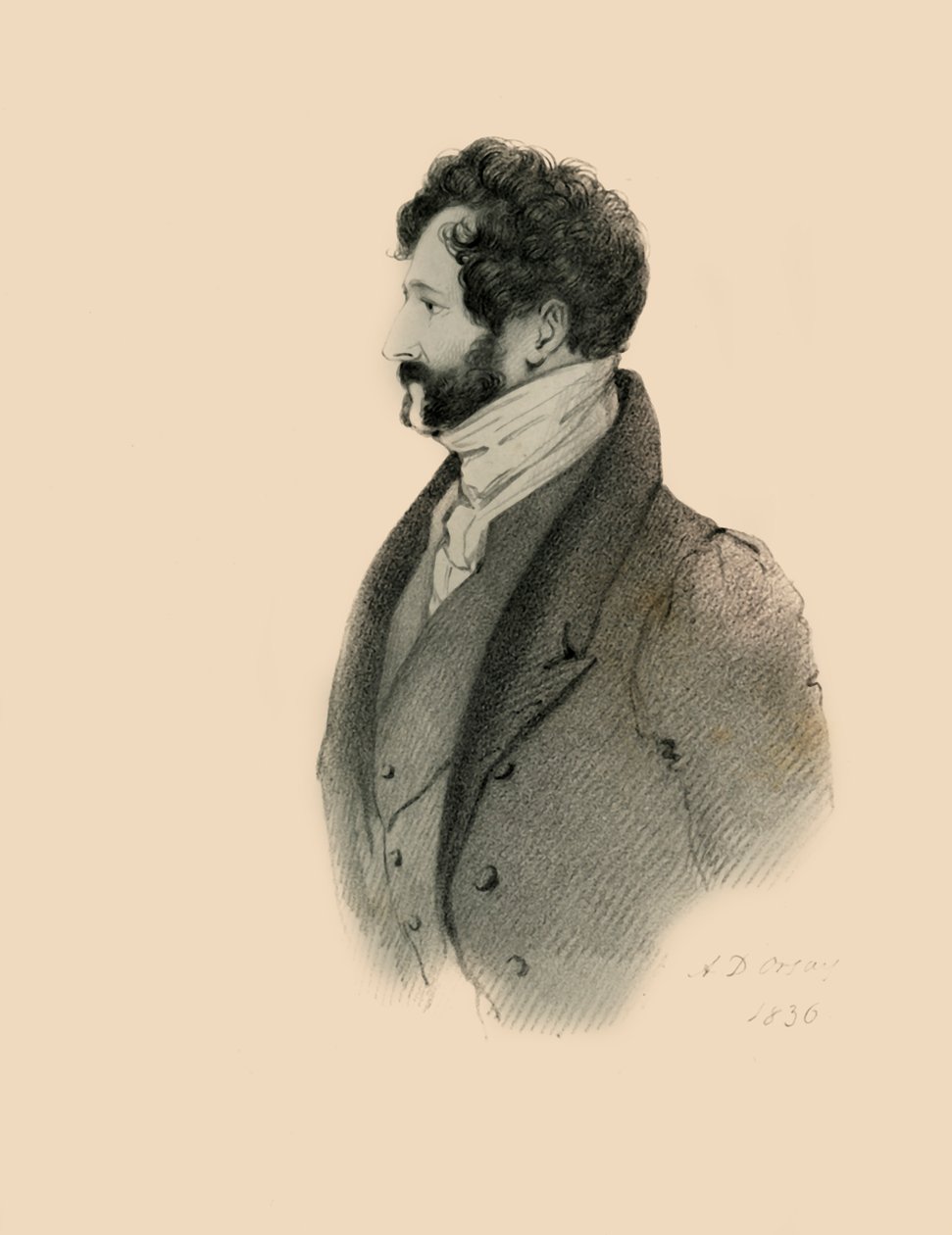 Lincoln Stanhope, 1836. av Richard James Lane