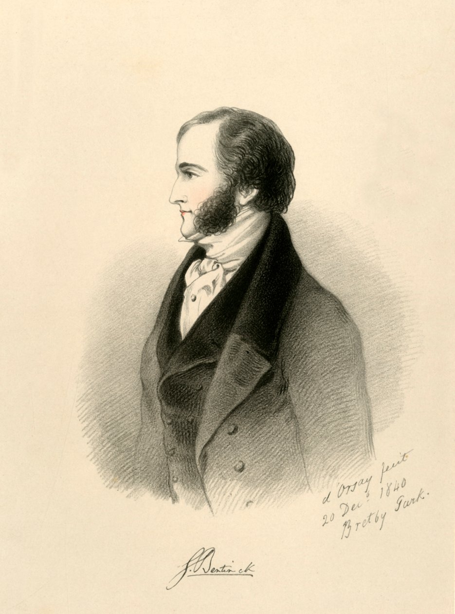 Lord George Bentinck, 1840. av Richard James Lane