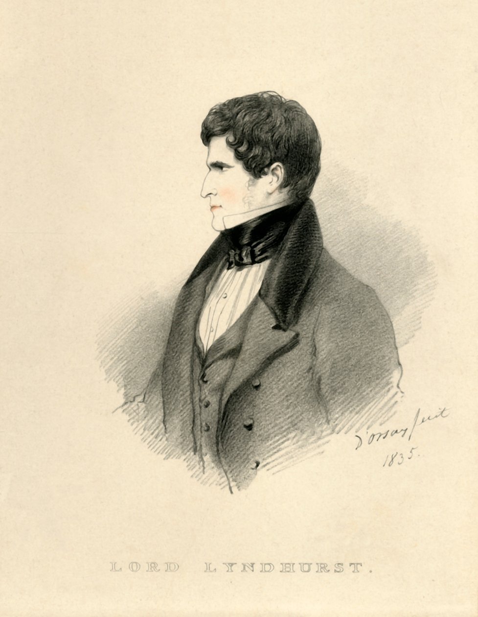 Lord Lyndhurst, 1835. av Richard James Lane