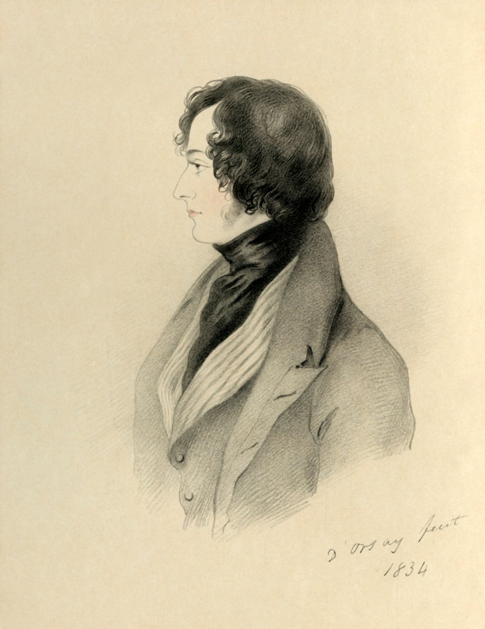 Höger ärade Benjamin Disraeli MP, 1834. av Richard James Lane
