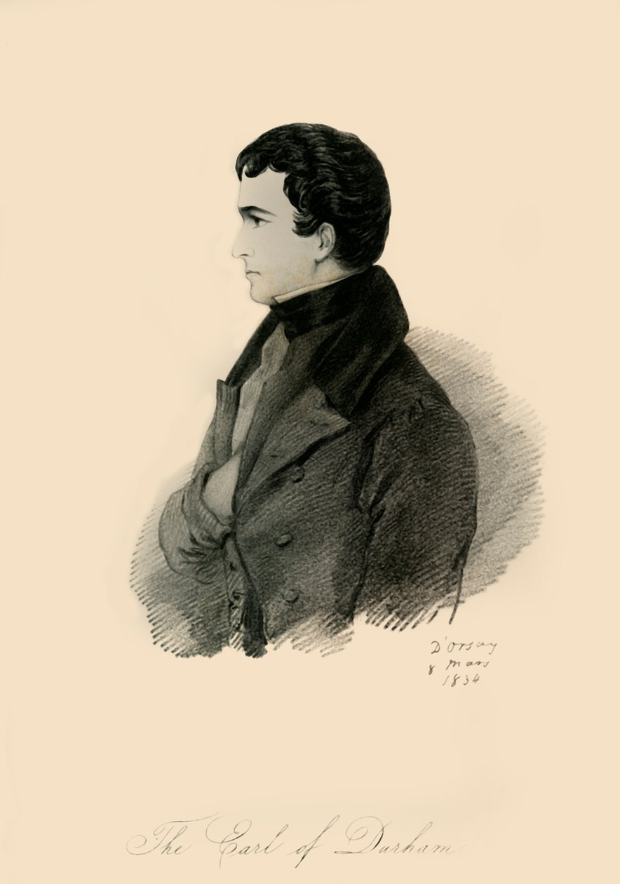 Jarlen av Durham, 1834. av Richard James Lane