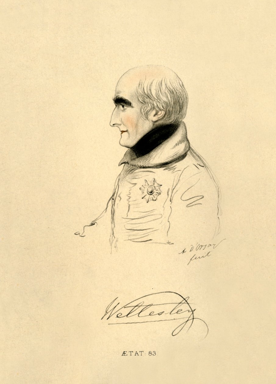 Markisen av Wellesley, 1833. av Richard James Lane