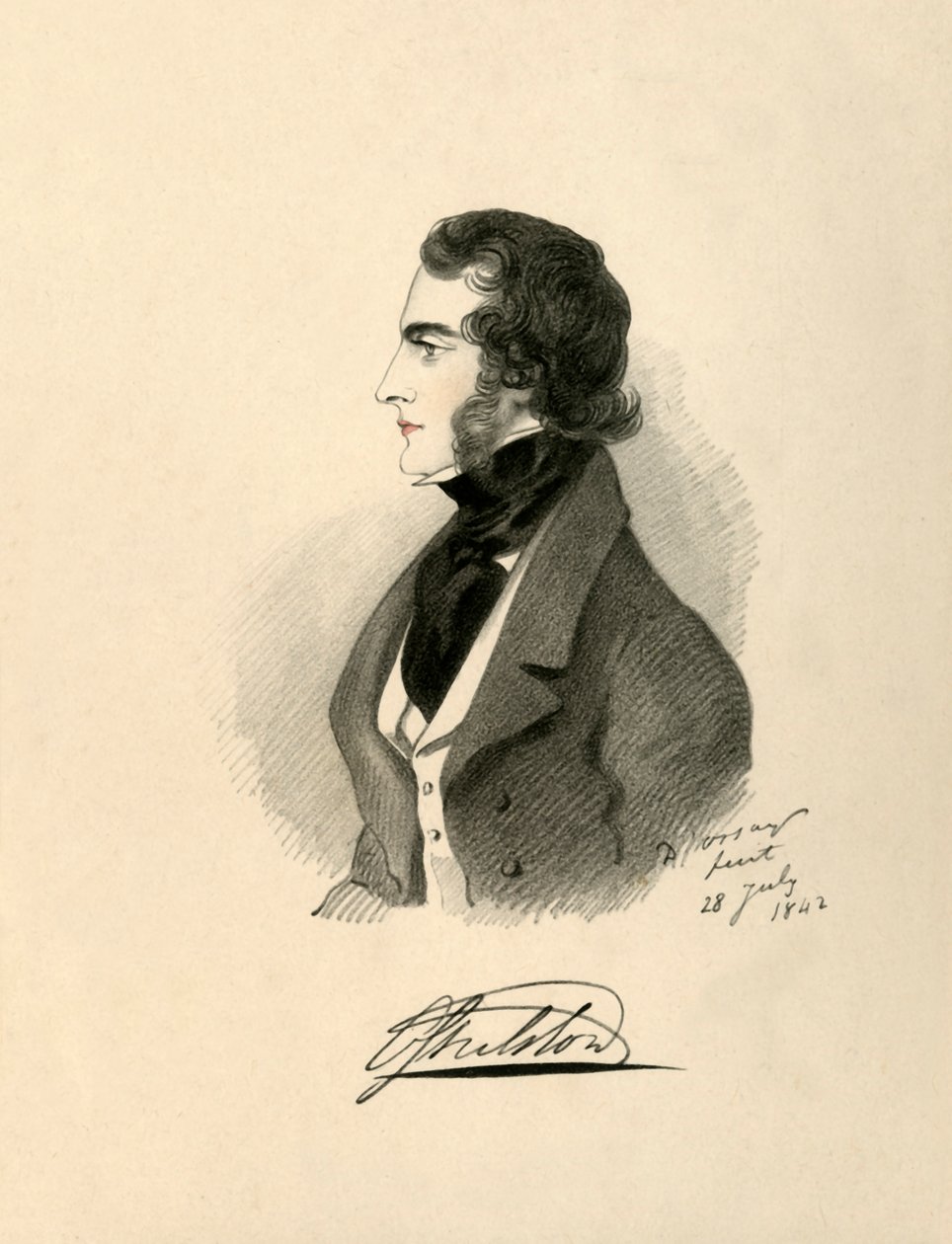 Viscount Ossulton, 1842. av Richard James Lane