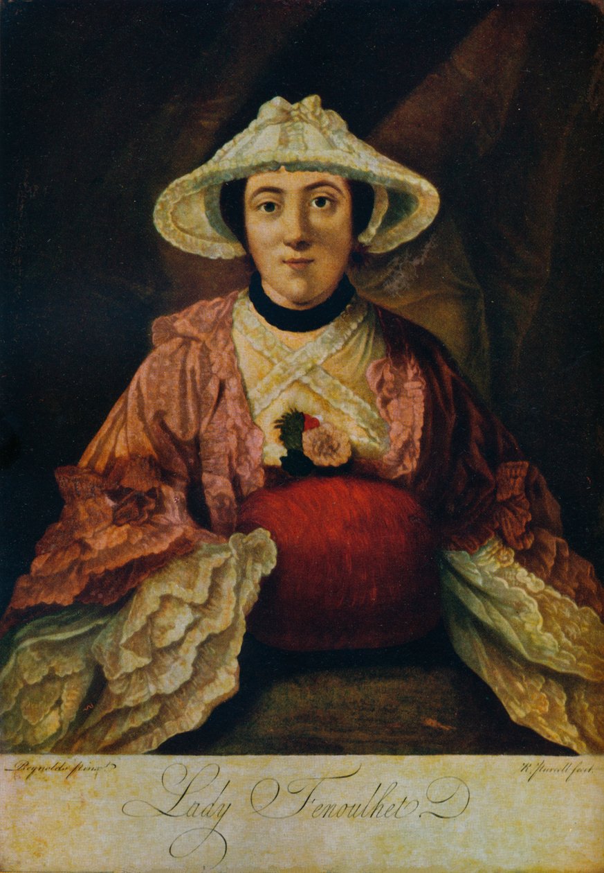 Anne nee Day, Lady Fenoulhet, c1760 av Richard Purcell