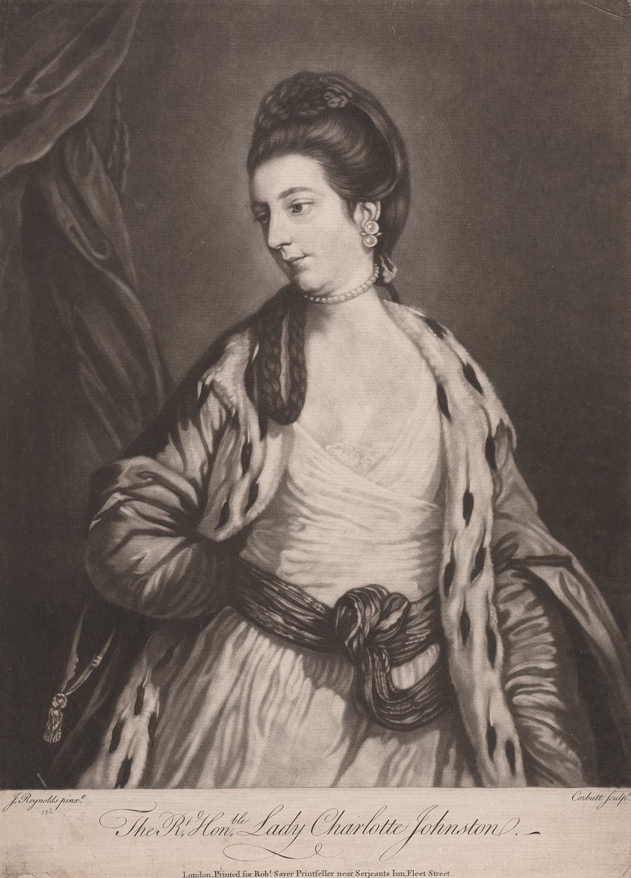 Den rätta ärade Lady Charlotte Johnston av Richard Purcell