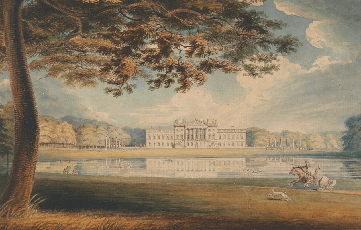 Wanstead House av Richard Westall