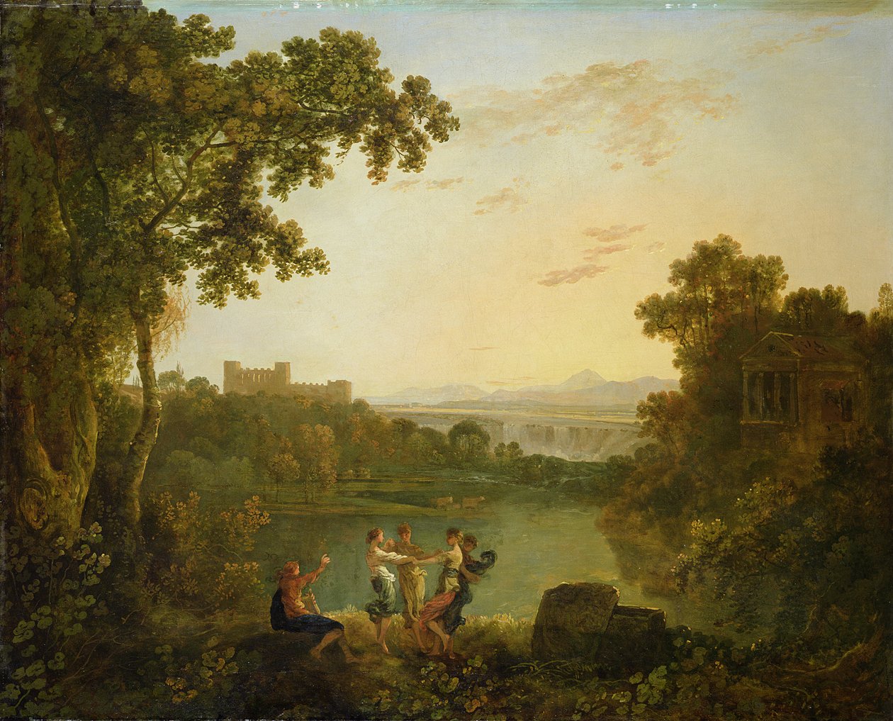 Apollo och årstiderna (olja på duk) av Richard Wilson