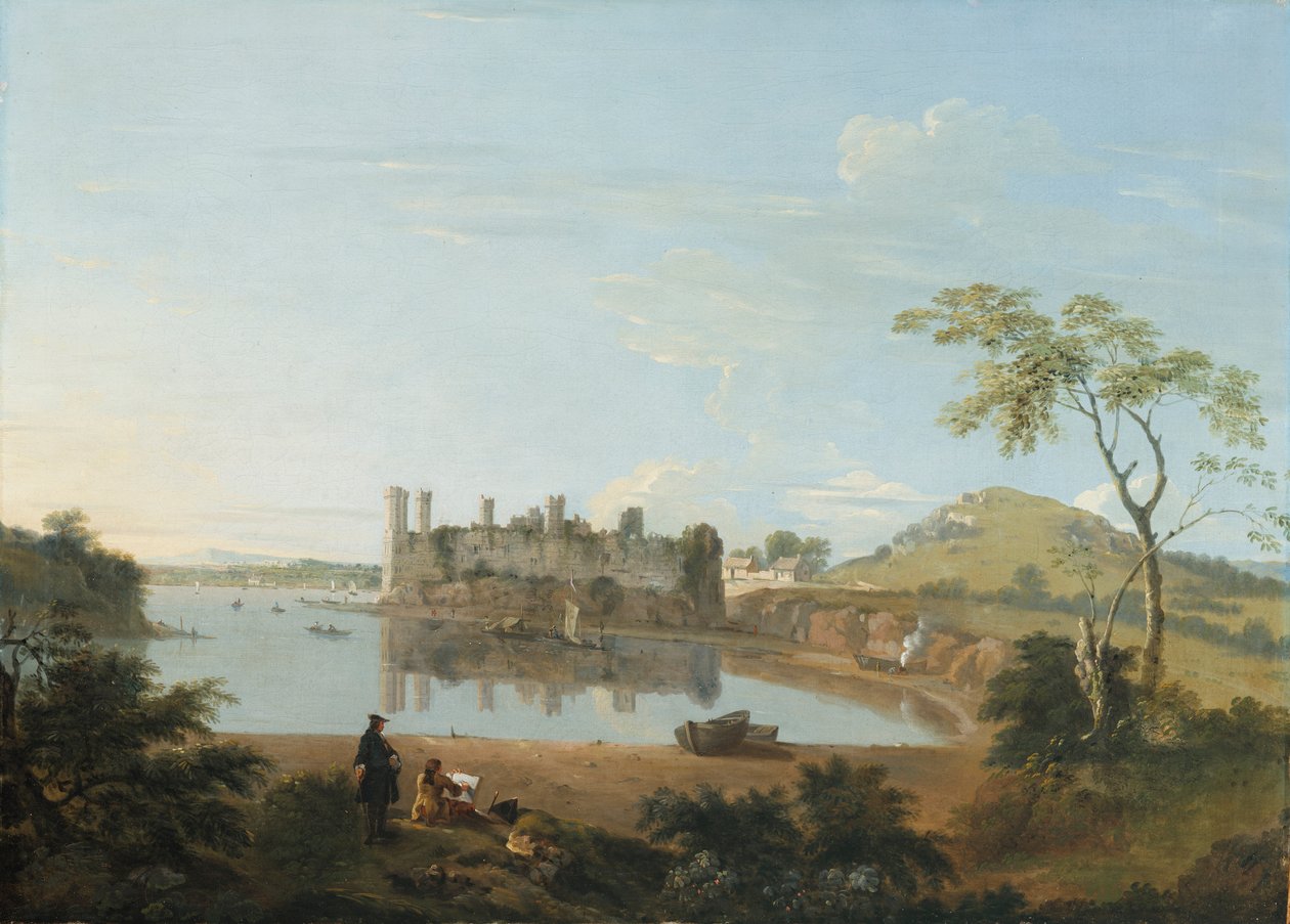 Caernarvon Castle, ca 1744 (olja på duk) av Richard Wilson