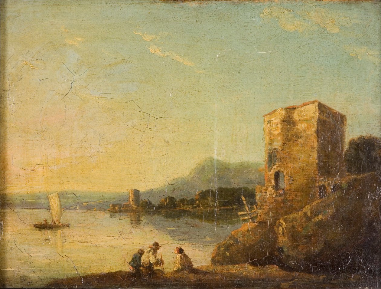 Kustscen nära Neapel, c1750-1780. av Richard Wilson