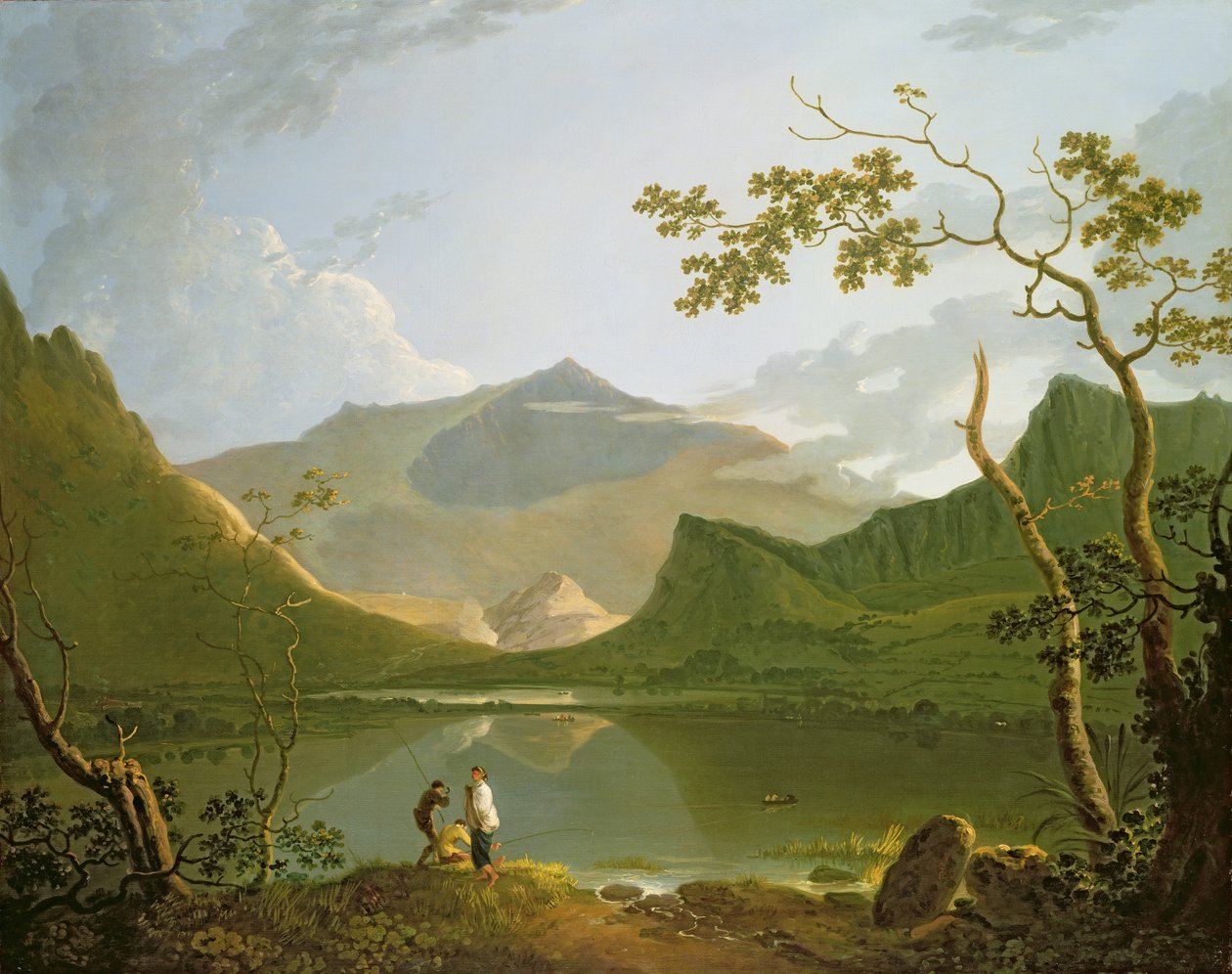 Snowdon (olja på duk) av Richard Wilson