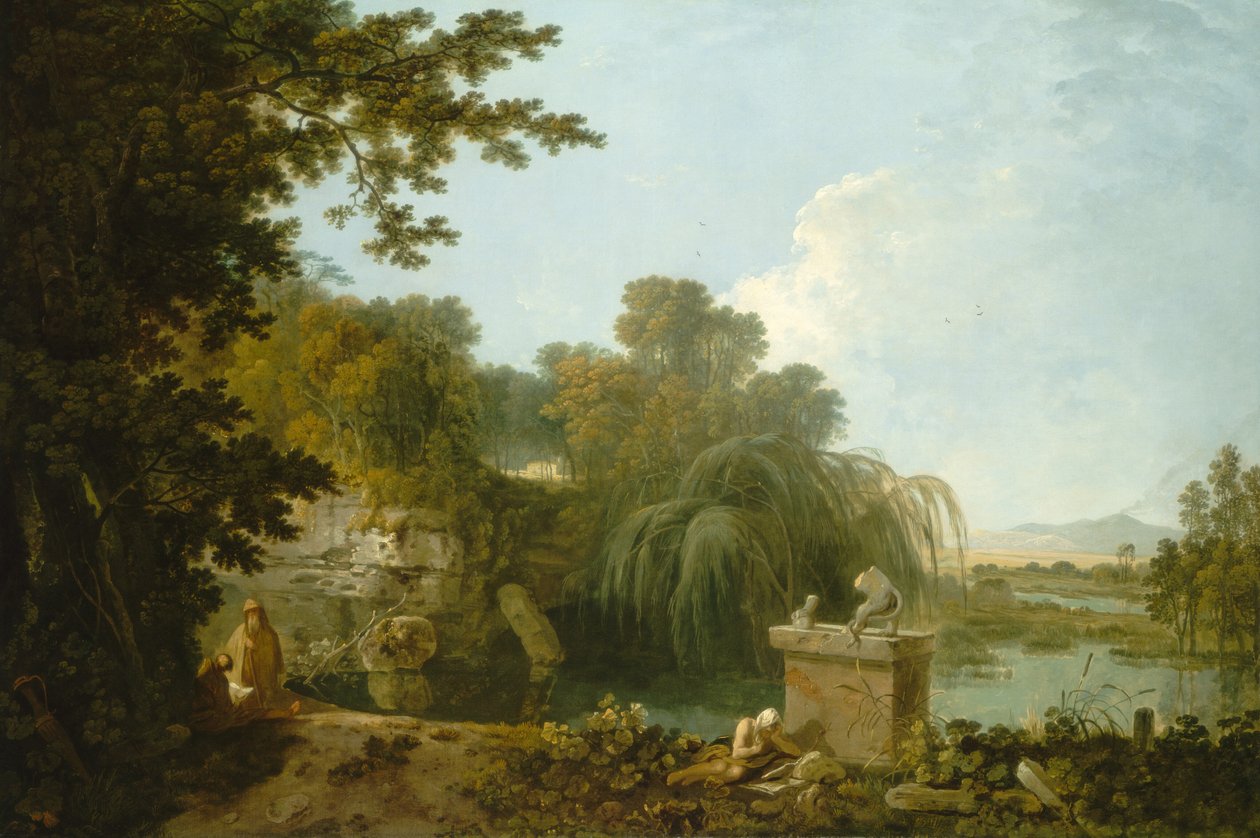 Ensamhet, c. 17621770. av Richard Wilson
