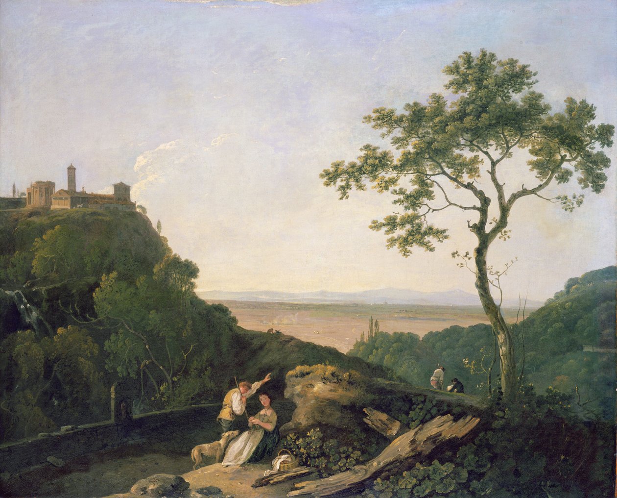 Utsikt över Tivoli (olja på duk) av Richard Wilson