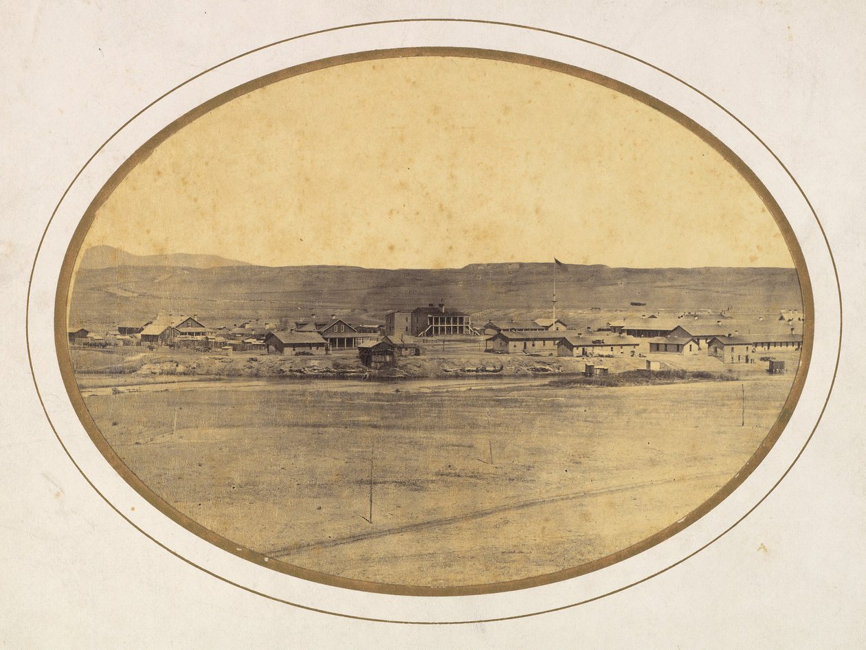 Fort Laramie, Wyoming, ca. 1866. av Ridgway Glover