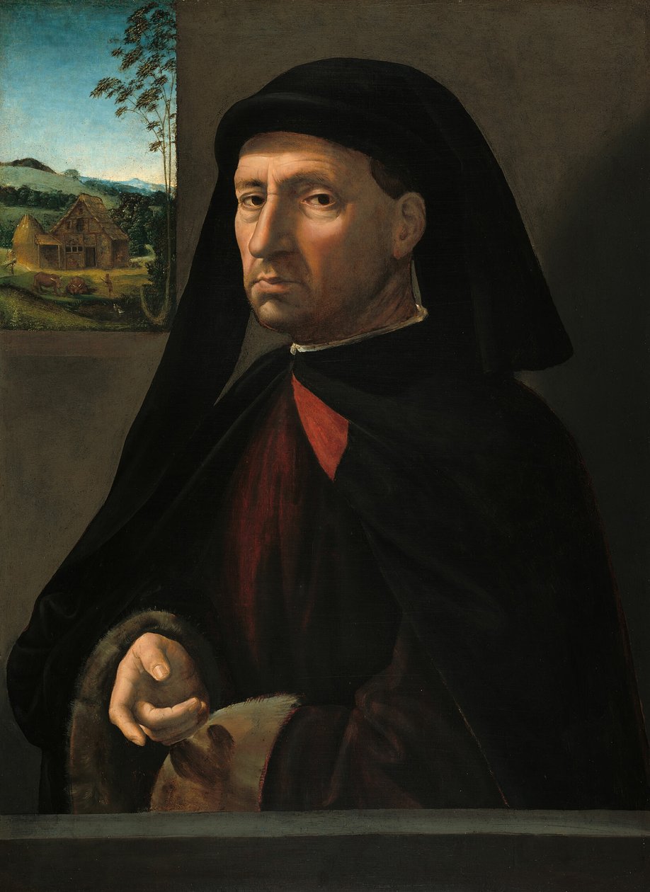 Porträtt av en gentleman av Ridolfo Ghirlandaio