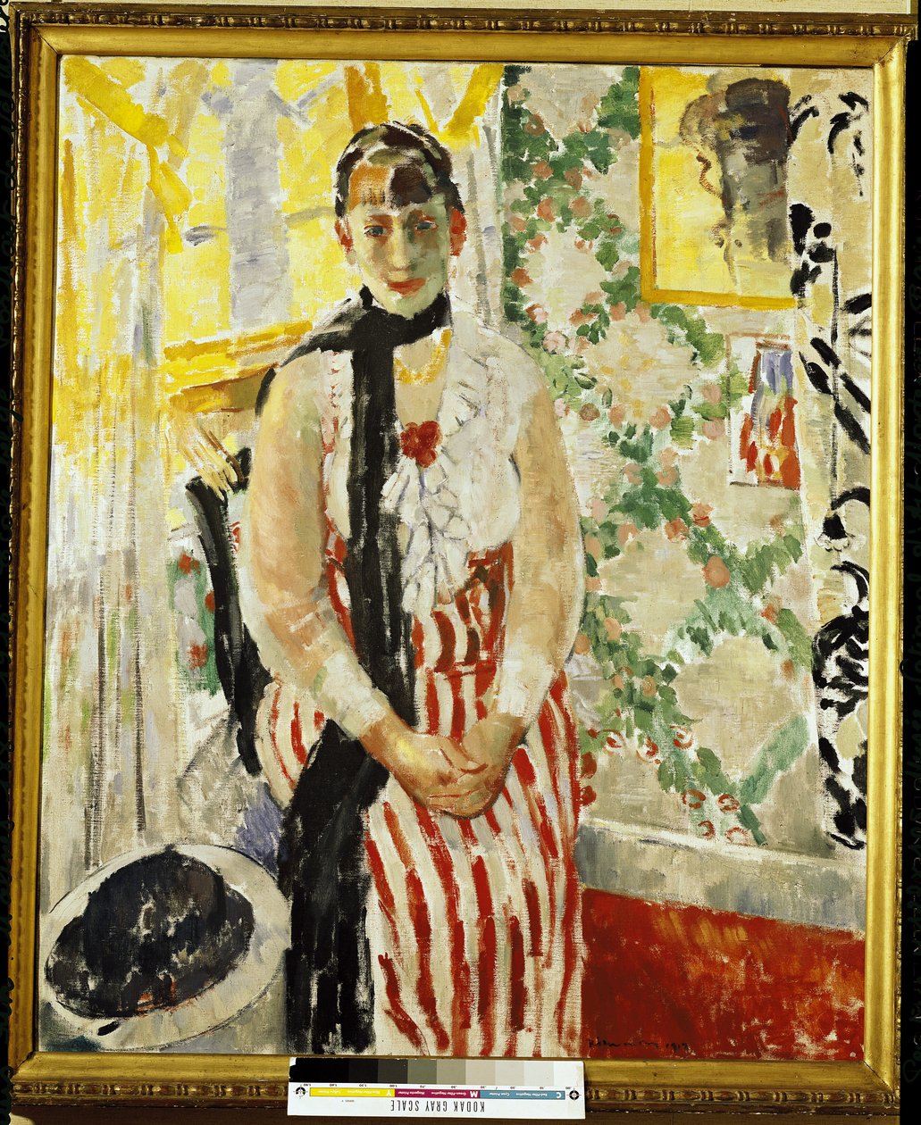Porträtt av Nel Wouters (f.1880) 1912 av Rik Wouters